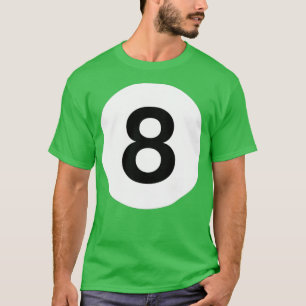 Billard 8 Ball Pool Ball passend Halloween Kosten T-Shirt