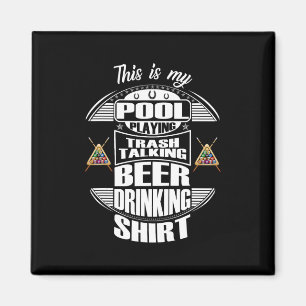 Billard 8 Ball Pool Player Sarcasm Novelty Spaß Magnet