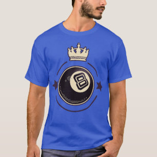 Billard 8 Ball Retro Pool Player T-Shirt