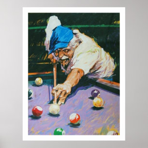 Billard Aldo Luongo Poster