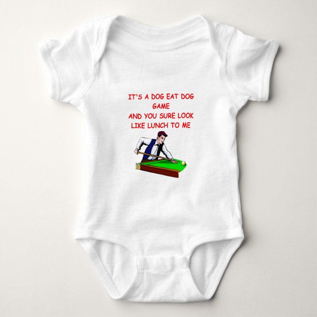 BILLARD BABY STRAMPLER (Vorderseite)