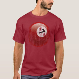 BILLARD-BALL DER NR.-7 - ABGEFRESSEN UND GEALTERT T-Shirt