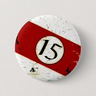 BILLARD-BALL NR. 15 BUTTON