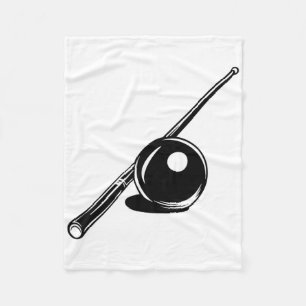 Billard-Ball und Cue-Stick Sketch Carom Billiards Fleecedecke