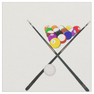 Billard-Balls und Pool-Cues Stoff