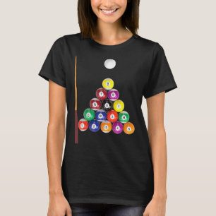 Billard Bar League 8-Ball Pool Team Männer Frauen T-Shirt