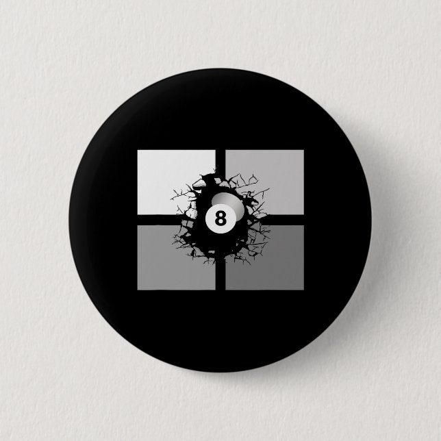 Billard-Bekleidung - Billiard Button (Vorderseite)