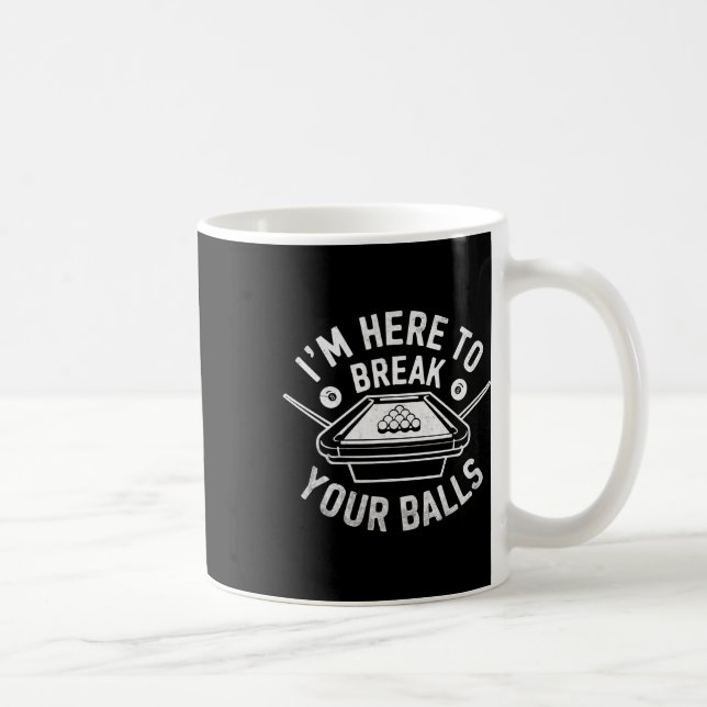 Billard Billard Billard hier, um Ihre Kaffeetasse (Rechts)