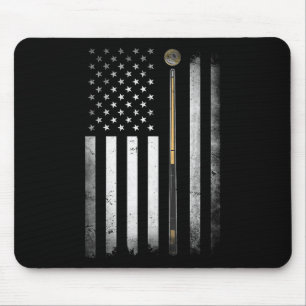 Billard Billard Billardtisch US-amerikanische Flag Mousepad