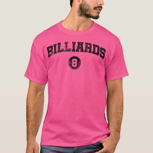 Billard Billard Player T-Shirt (Vorderseite)