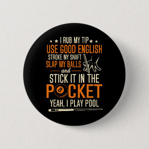 Billard Billard Poker Spieler Funny Billiard Shirt Button