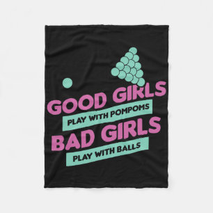 Billard Billard Pool-Geschenk für Frauen und Gir Fleecedecke