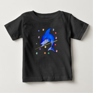Billard Billard Pool Haifisch Baby T-shirt