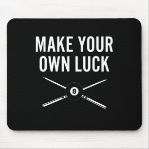 Billard Billard Pool Player Design mit acht Ball m Mousepad