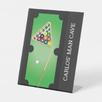 Billard Billardtisch Personalisiert Den Sign