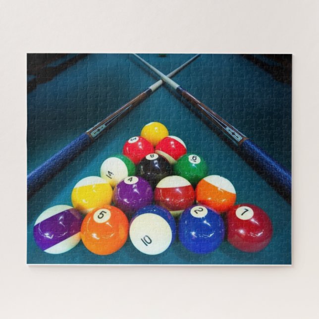 Billard Foto Puzzle (Horizontal)