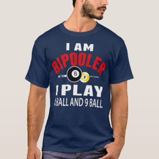 Billard Funny Billard Pool T I spiele 8 Ball und 9 T-Shirt