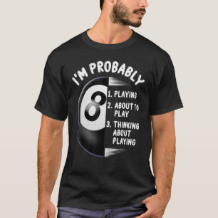 Billard für 8 Ball Pool T-Shirt