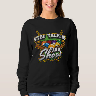 Billard für Snooker 8-Ball-Pool-Spieler Sweatshirt