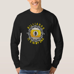 Billard in meinem DNA Billiards Player Snooker Poo T-Shirt