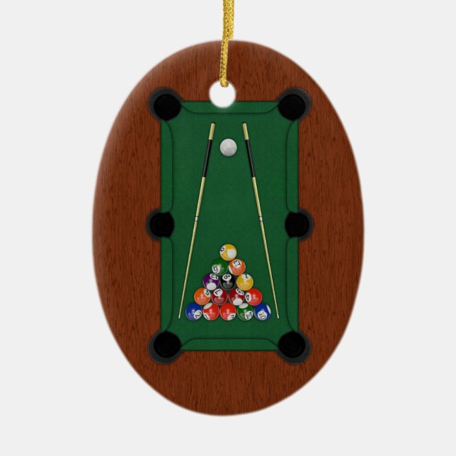 Billard Keramikornament (Vorne)