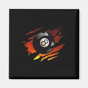 Billard Men 8 Ball Pool Pool League Snooker Eign Magnet