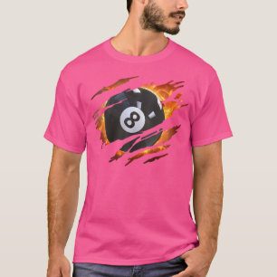 Billard Men 8 Ball Pool Pool League T-Shirt