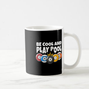 Billard oder Billard Cool Play Pool Funny Pool Kaffeetasse