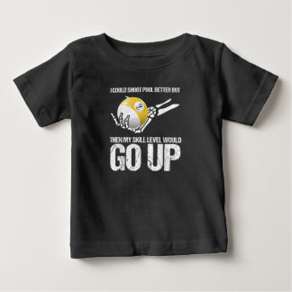 Billard-Player, den ich am Pool besser platzieren Baby T-shirt
