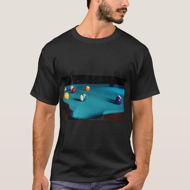Billard Pocket Ball Game T-Shirt (Vorderseite)