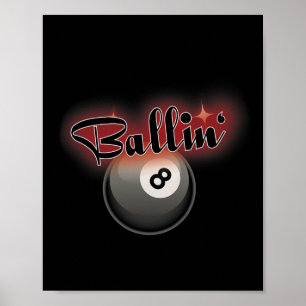 Billard Pool 8 Ball S Poster
