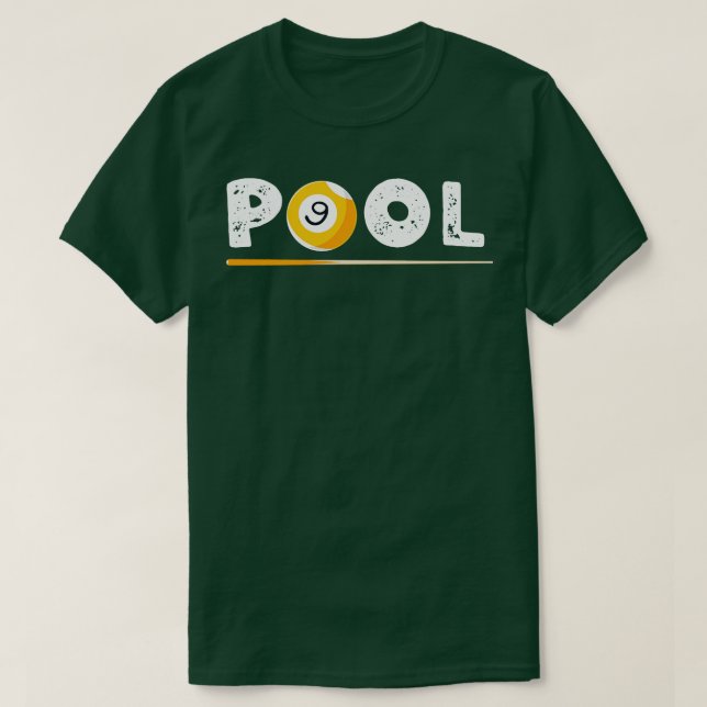 Billard Pool 9 Player T-Shirt (Design vorne)