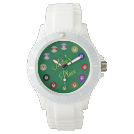 Billard Pool Ball nummeriert Armbanduhr