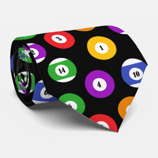 Billard Pool Balls Gemustert Krawatte