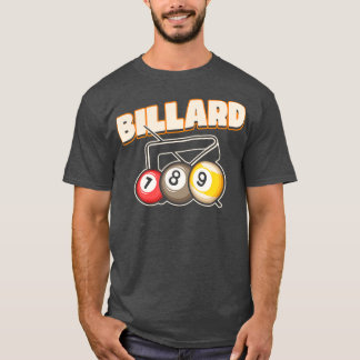 Billard Pool Billard Snooker Club 6 T-Shirt