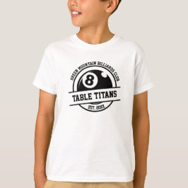 Billard Pool Club Team Liga Name Jahr Sponsor T-Shirt