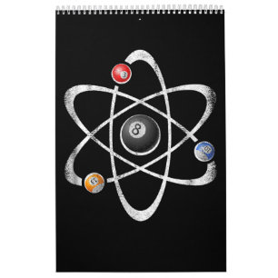 Billard Pool Hall Sport Atom Science Kalender