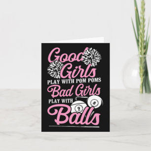 Billard Pool Player Ball Girl Good Girl Play Karte