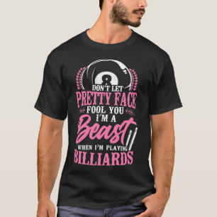 Billard Pool Player Ball Vater Mama 8 Ball 9 Ball T-Shirt