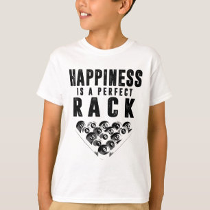 Billard Pool Player Glück ist ein perfekter Rack T-Shirt
