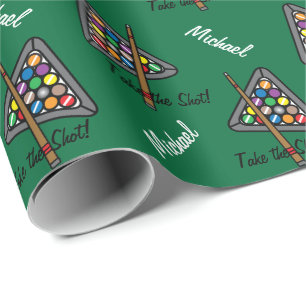 Billard / Pool Player-Spiel Geschenkpapier