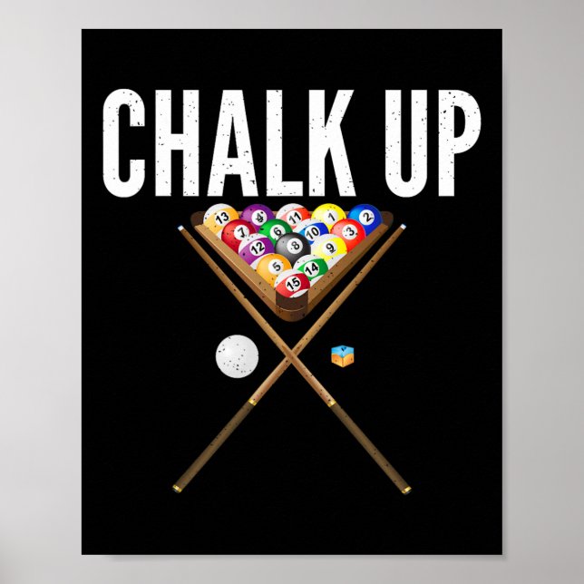 Billard-Pool Poster (Vorne)