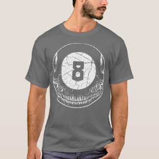 Billard Pool Schädel Horror Acht Ball 1 T-Shirt