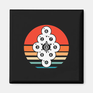 Billard Pool Snooker Billiard Player 9 Ball Retter Magnet