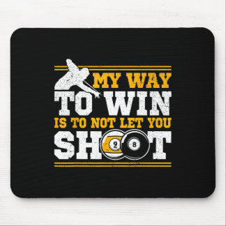 Billard-Pool und 8 l-Sieger Mousepad