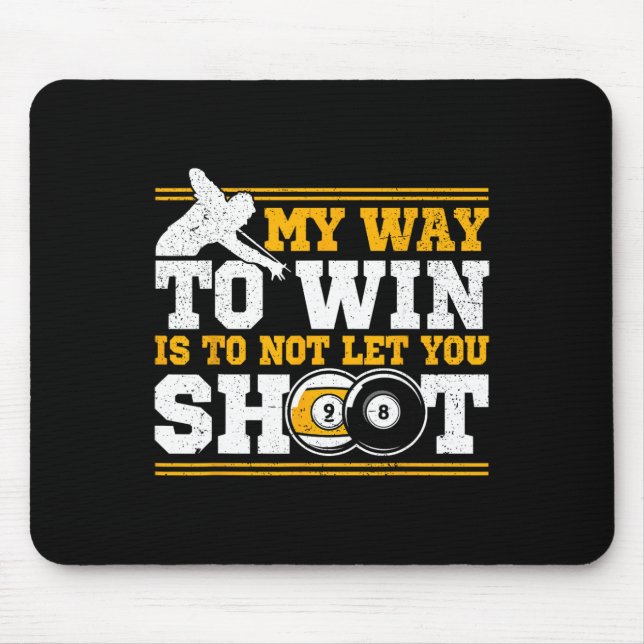 Billard-Pool und 8 l-Sieger Mousepad (Vorne)