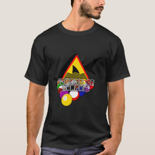 Billard Pool "Vorsicht vor Haien" Billard Hoodie T-Shirt
