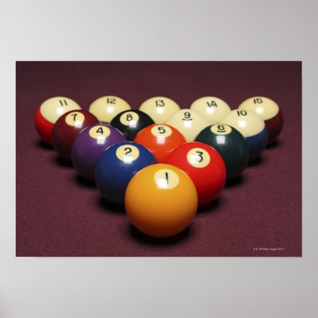 Billard Poster (Vorne)