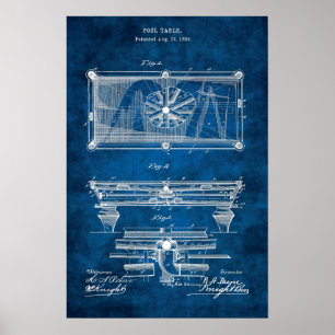 Billard-Poster Art #10 Billiard Poster