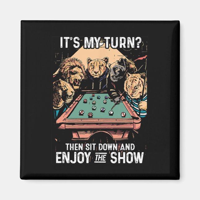 Billard Rack Cue Stick Pool Table Billiard Playa Magnet (Vorne)